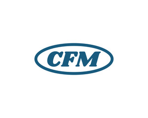 CFM logo design vector template. CFM