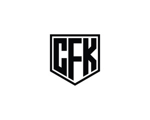 Obraz premium CFK logo design vector template. CFK