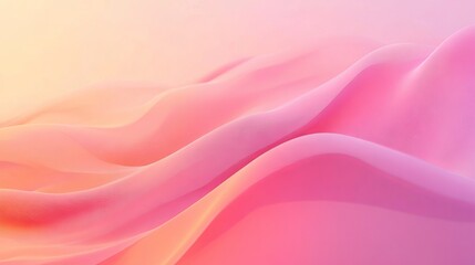 Fototapeta premium Soft pastel pink gradient background featuring subtle transitions and gentle, calming tones for an elegant, feminine, abstract aesthetic