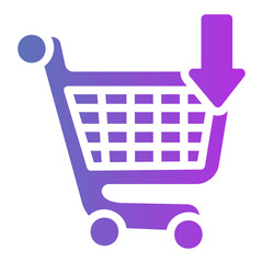 shopping Gradient icon