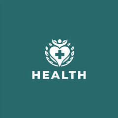 An elegant and modern health logo design created for the public health sector