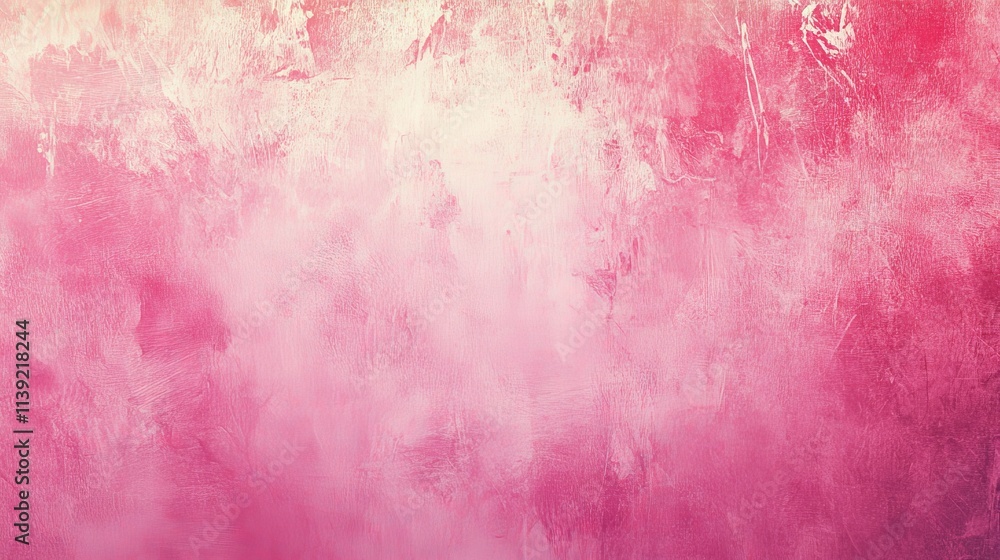 Poster pink grunge paper texture with subtle heart patterns for romantic backgrounds