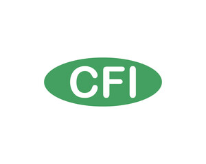 CFI logo design vector template. CFI