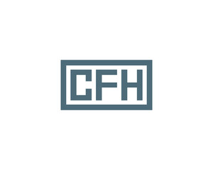 CFH logo design vector template. CFH