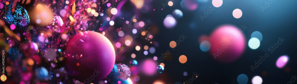 Poster dynamic abstract art event digital realm visual art vivid colors close-up view expression of creativ