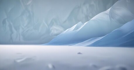 Fototapeta premium Soft blues and whites blended with subtle gradients on a smooth canvas, artistic balance , soft blues