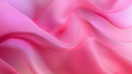 Obraz premium Delicate pastel pink abstract geometric background with subtle gradient tones and soft flowing shapes, ideal for modern banners, web headers, and minimalist branding templates