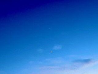 sky and moon