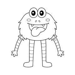 cartoon monster