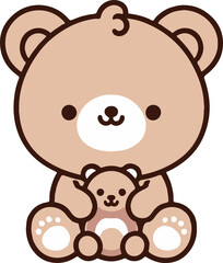 teddy bear silhouette vector illustration Eps File