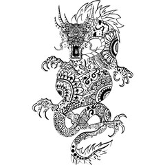 dragon tattoo design