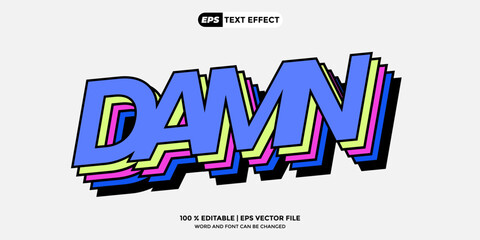 Modern Editable Text Effect for Trendy 2025 Projects