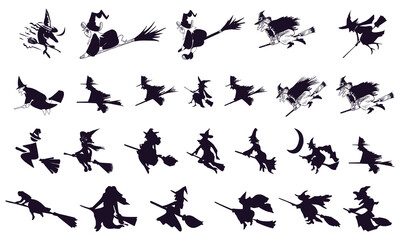 Horror icon bundle. Spooky icon bundle. Scary icon bundle