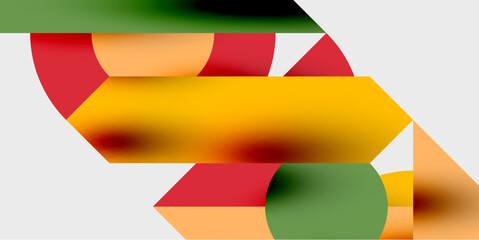 Obraz premium Vibrant abstract background circles with smooth gradients, creating a dynamic and modern design. Ideal for creative, tech, or contemporary-themed projects