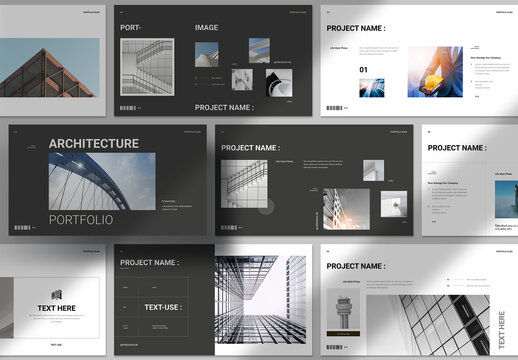 Architecture Portfolio Presentation Layout