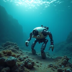 Fototapeta premium scuba diver generative ai