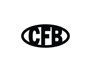 CFB Logo design vector template. CFB