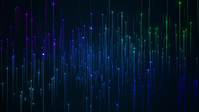 Digital Cyberspace Particles Tunnel Data flow Optical fiber Technology Stream Super Fast Speed Lines. event, festival, presentation, music, show, party, Award, fashion, Music, festival, club, stage.