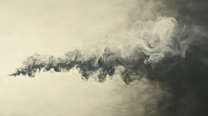 Abstract Smoke Cloud: Environmental Art