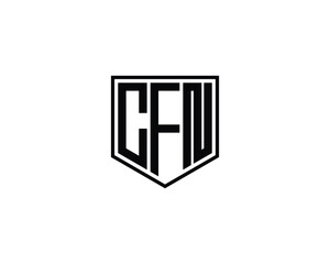 CFN logo design vector template. CFN