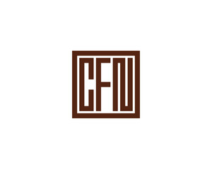 CFN logo design vector template. CFN