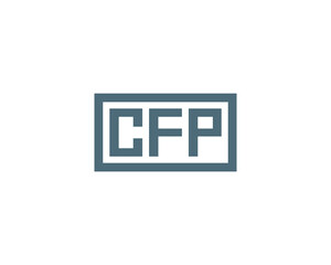 Obraz premium CFP logo design vector template. CFP