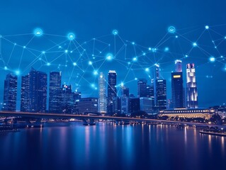 Smart City Landscape of Singapore with Digital Alumni Associations and Integrated Technology