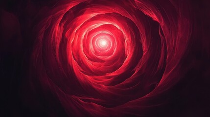 Glowing Fractal Spirals in Cosmic Digital Art