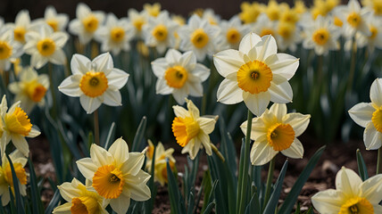 daffodils in spring