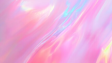 Obraz premium Abstract pink pastel holographic gradient background with blurred grainy texture, colorful digital noise effect, and lo-fi multicolor vintage retro design pattern