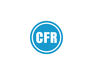 CFR logo design vector template. CFR