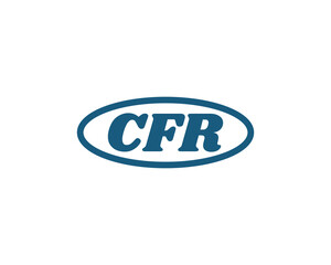 CFR logo design vector template. CFR