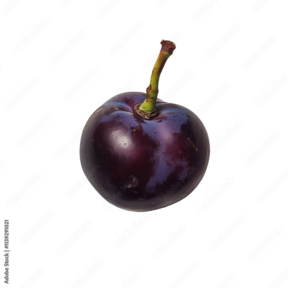 Poster grape, isolated transparent background