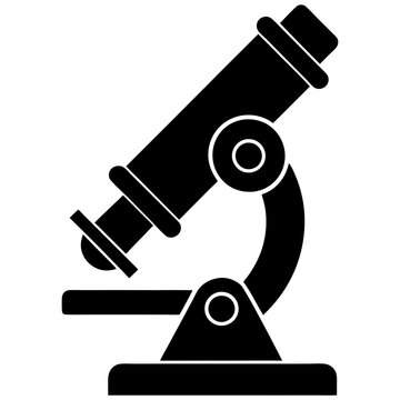 black microscope science equipment clip art preview