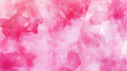 Fototapeta premium Elegant soft pink watercolor background with flowing brush strokes and subtle texture for creative design, wedding invitations, floral themes, digital art projects, and artistic visuals