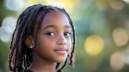 A young girl learns about cyberbullying and social responsibility, understanding how to promote kindness and respect online