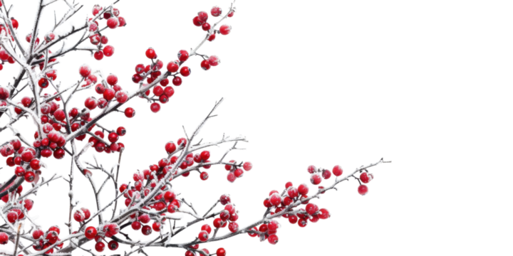 Frosted Berries in Winter Wonderland