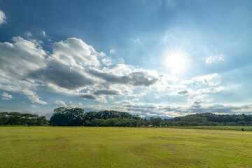 広がる青空と大地の息吹