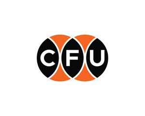 CFU logo design vector template. CFU