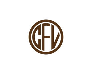 CFV Logo design vector template. CFV