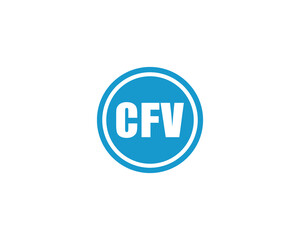 CFV Logo design vector template. CFV