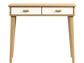 Modern Wooden Table with Drawers Design