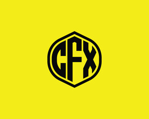 CFX Logo design vector template. CFX