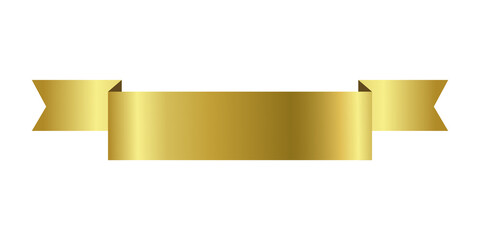 Label Gold Ribbon elements PNG - Elegant and Luxurious tag banner isolate transparent background