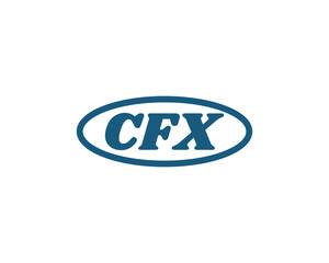 CFX Logo design vector template. CFX