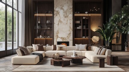Luxurious Modern Living Room Interior Design