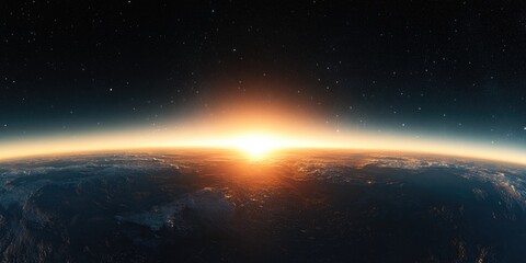 Sunrise Earth Horizon