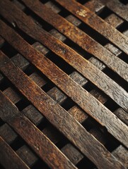 Wooden Table Close Up