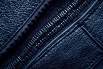 Zipper Background with Digital Effects, Generative AI