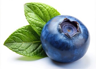 Obraz premium Ripe Blueberries: Minimalist Photography of Juicy Summer Berries